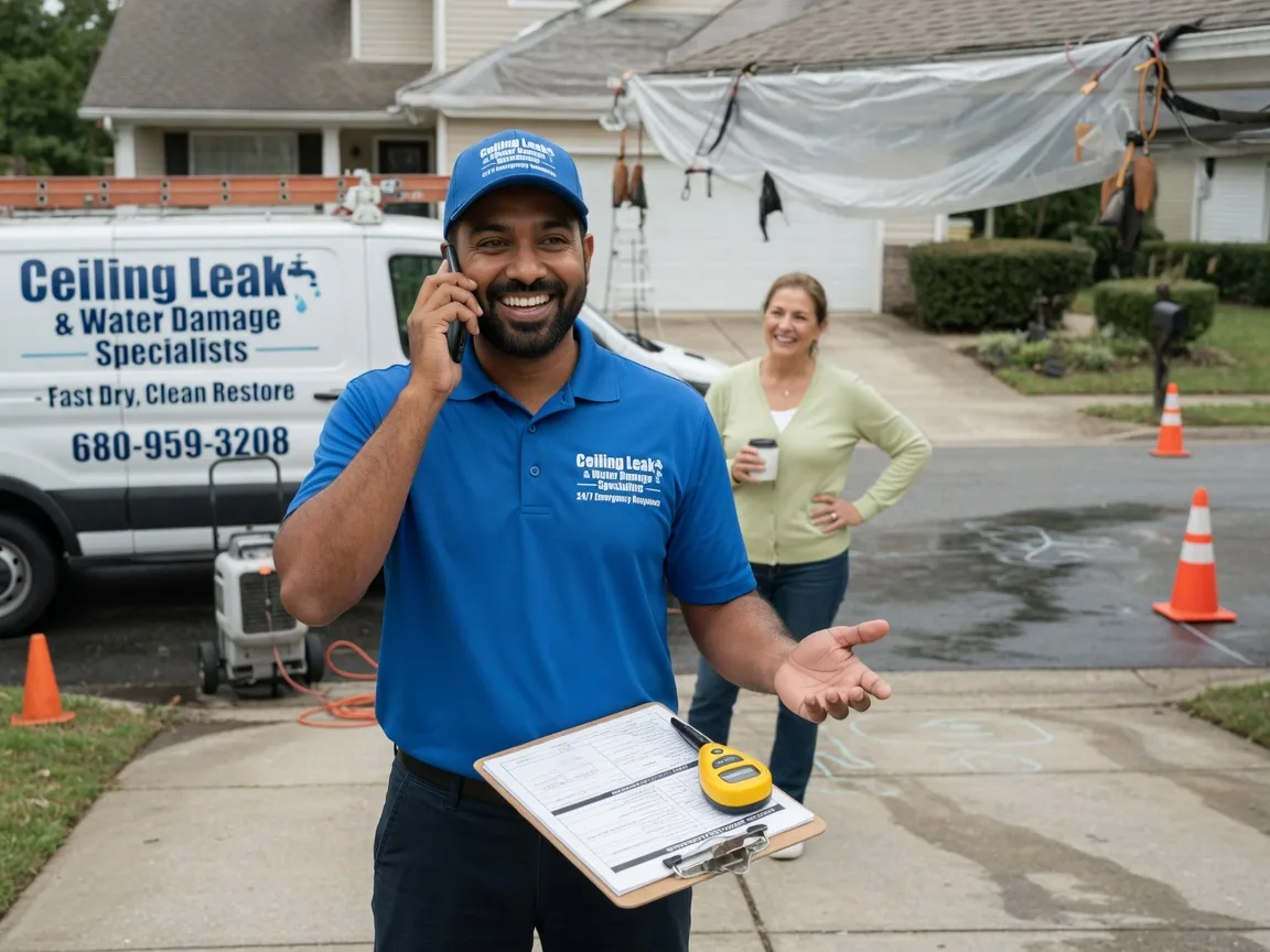 Ceiling Leak Cleanup Summerfield, KS FAQs